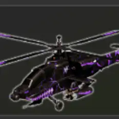 AH-64 Apache Violet Witch - War Tycoon