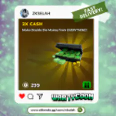 2x Cash - War Tycoon