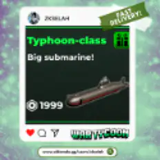 Typhoon Class Submarine - War Tycoon