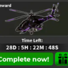AH-64 Apache Violet Witch - War Tycoon